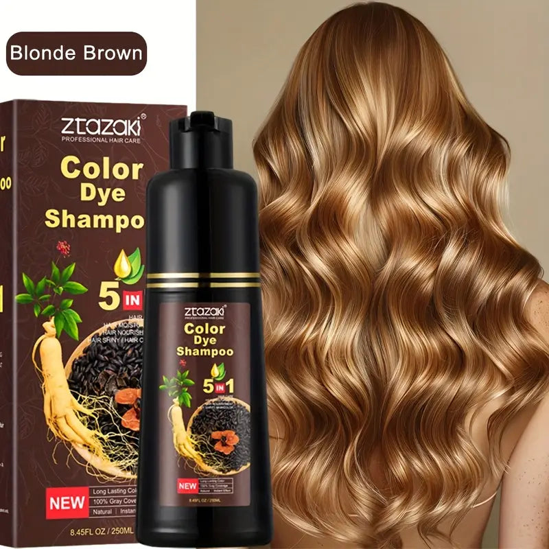 🔥Oferta Especial 3x1:Adiós Canas™ ✨- Shampoo Rejuvenecedor Instantáneo🥰, Cabello Joven en Minutos💯