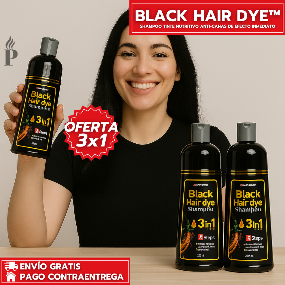 🔥Oferta Especial 3x1:Adiós Canas™ ✨- Shampoo Rejuvenecedor Instantáneo🥰, Cabello Joven en Minutos💯