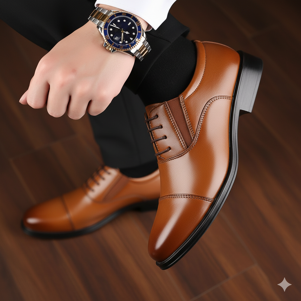 🔥🤯ZAPATO FORMAL MAGNO CON SUELA ORTOPEDICA PARA HOMBRE ELEGANTE 🥰🔥.