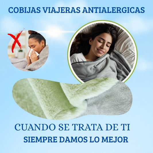🔝 🔥COBIJAS VIAJERAS ANTIALERGICAS 🤩